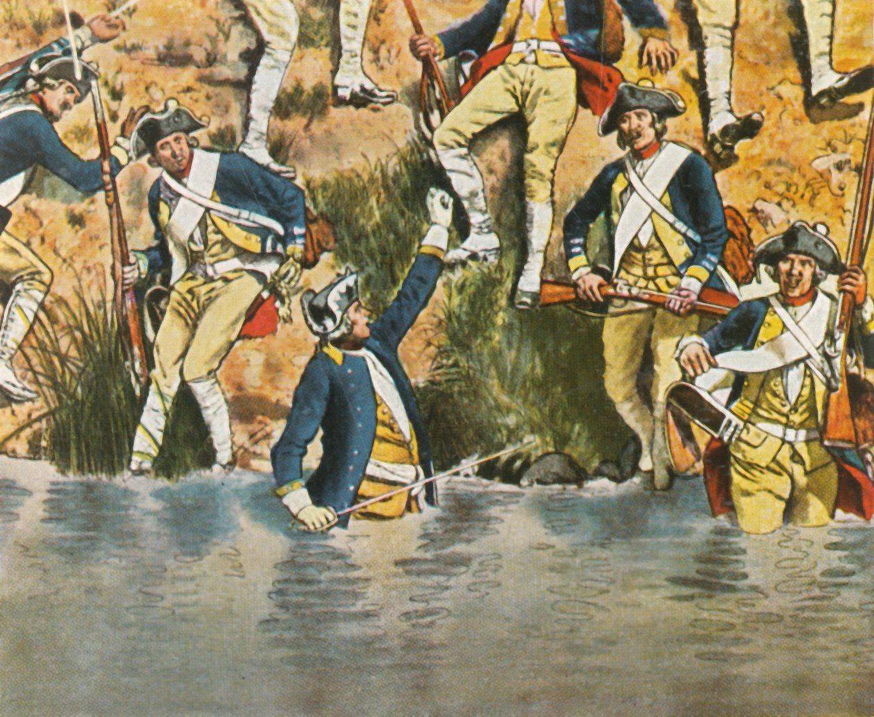 Le Prince Henri à la bataille de Prague, 6 mai 1757, 1936 - Unbekannt