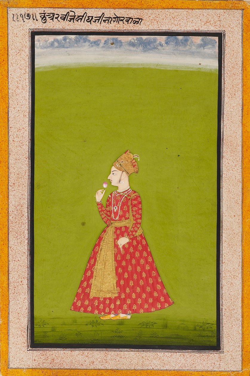 Prince Vijai Singh de Nagaur, fils de Bakhat Singh, 1745 - Unbekannt