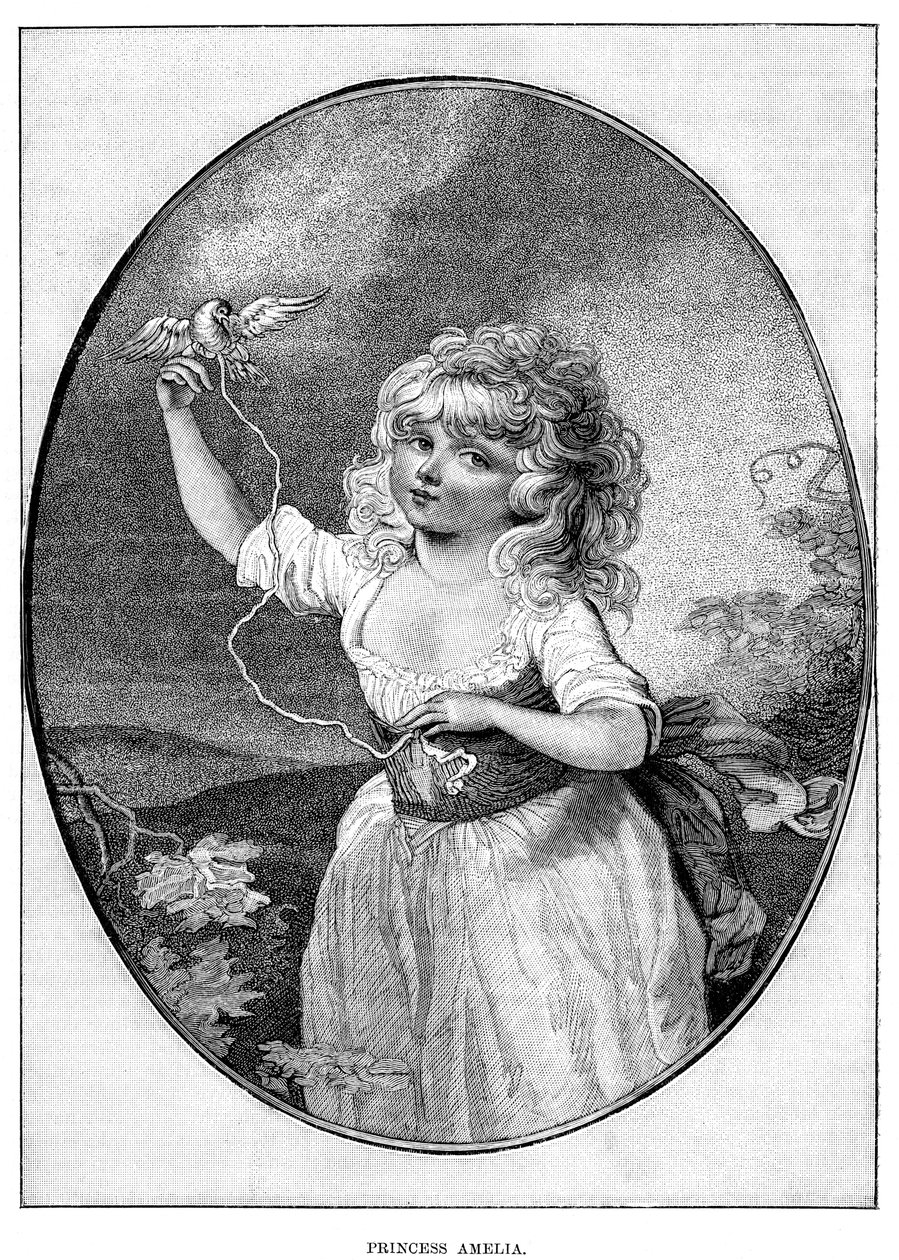 Princesse Amélia, plus jeune fille de George III et de la reine Charlotte - Unbekannt