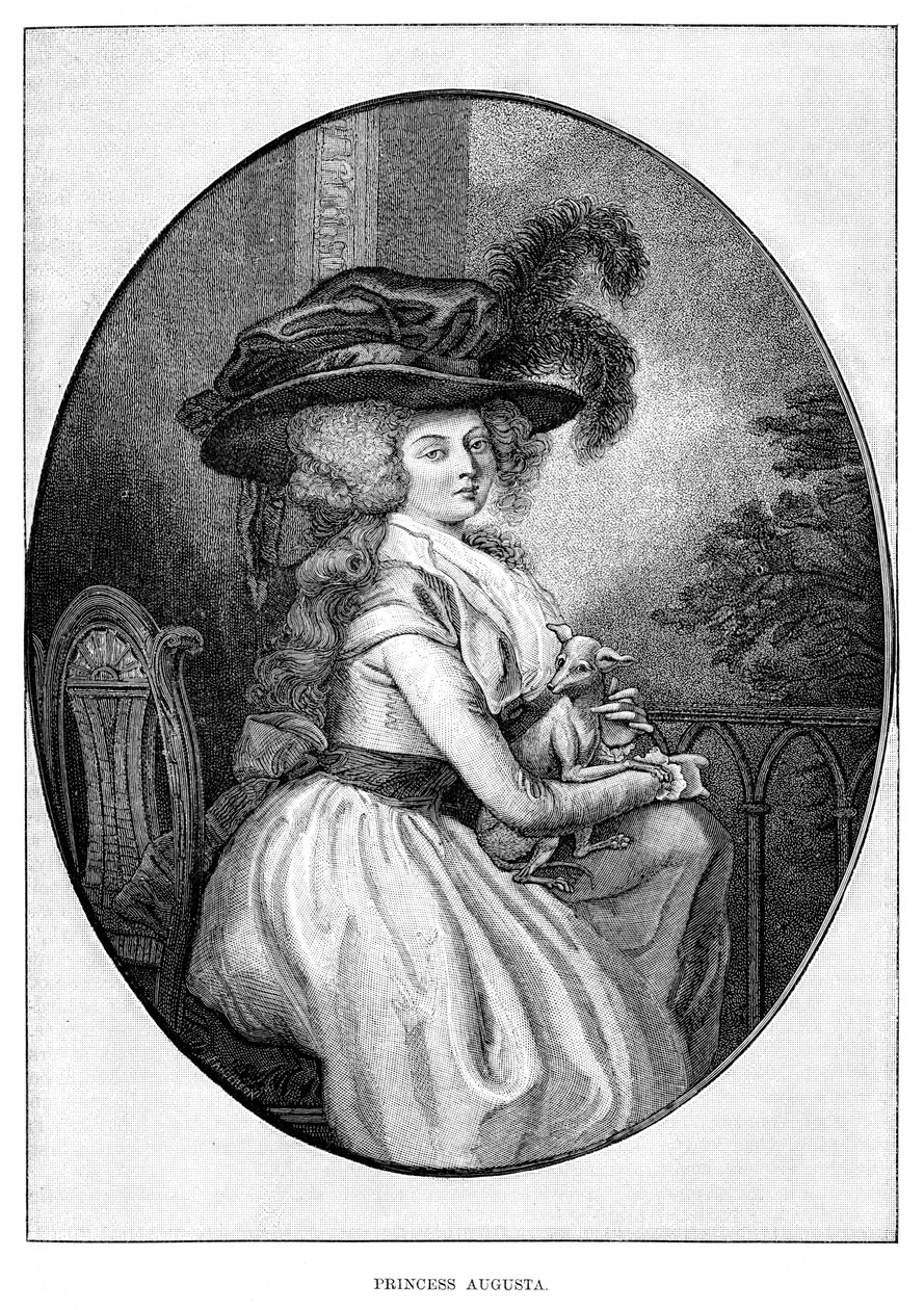 Princesse Augusta, deuxième fille de George III, 19ème siècle - Unbekannt