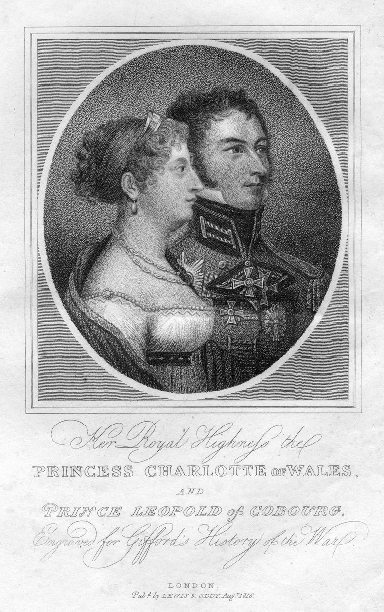 Princesse Charlotte de Galles et Prince Léopold de Saxe-Cobourg, 1816 - Unbekannt