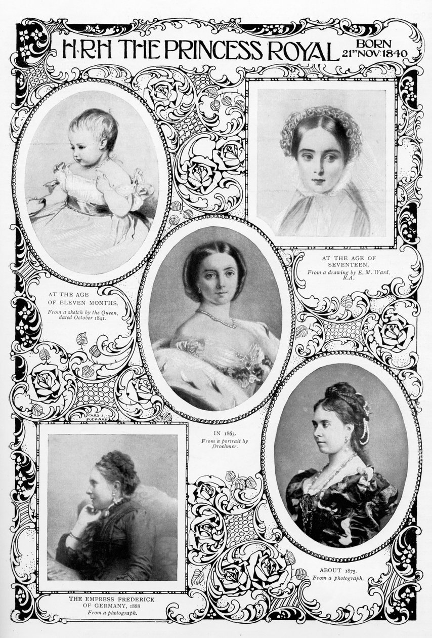 Princesse Victoria Adelaide Mary Louise, fille aînée de la reine Victoria, fin du XIXe siècle - Unbekannt