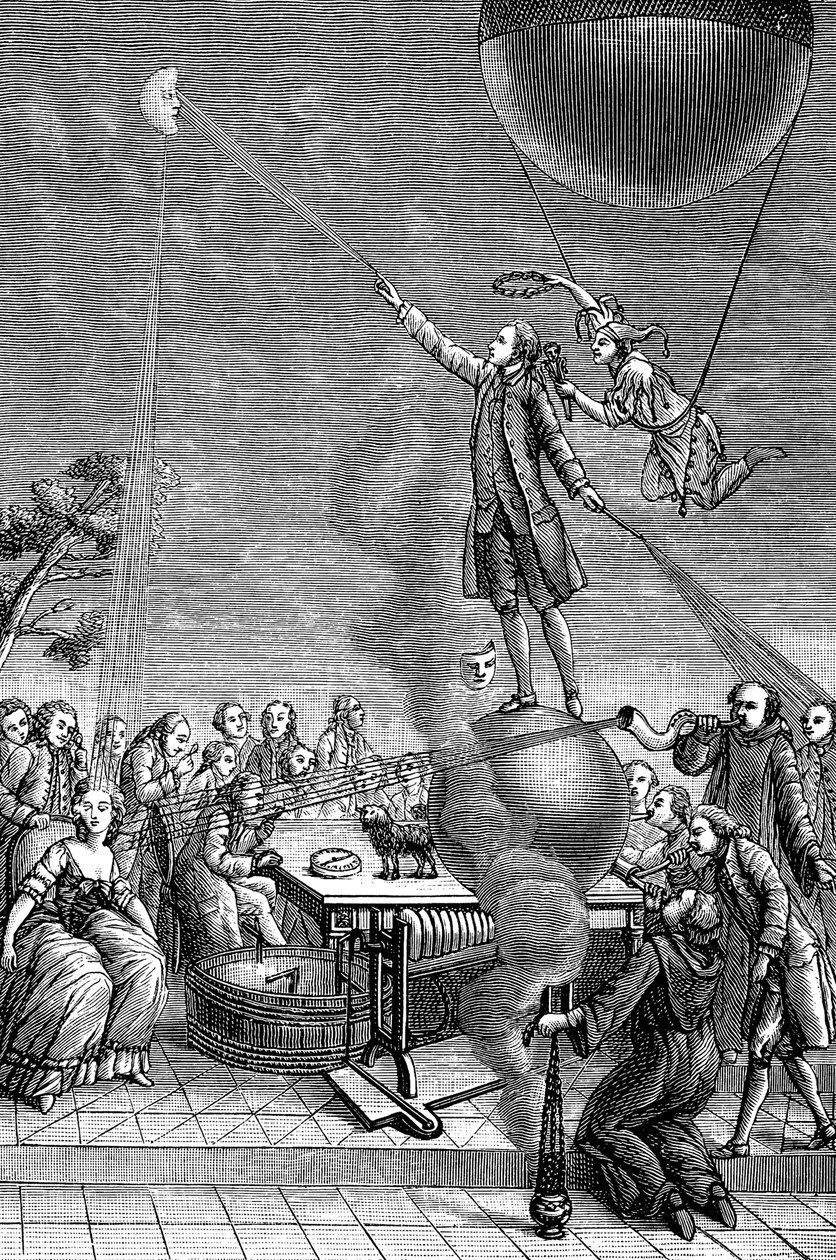 Gravure satirique de Franz Anton Mesmer, 1784 - Unbekannt