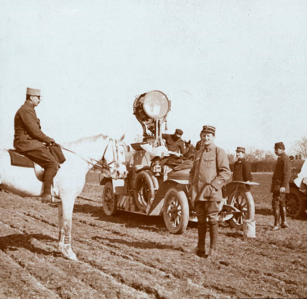 Projecteur, Châlons, nord de la France, vers 1914-1918 - Unbekannt
