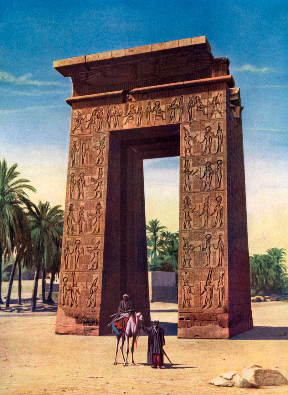Propylône du troisième Ptolémée à Karnak, Égypte - Unbekannt