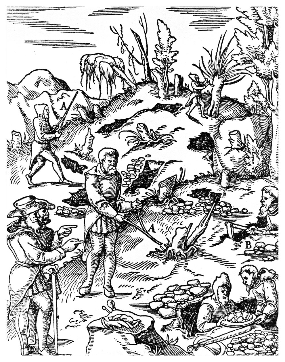 Prospection de métaux, 1556 - Unbekannt