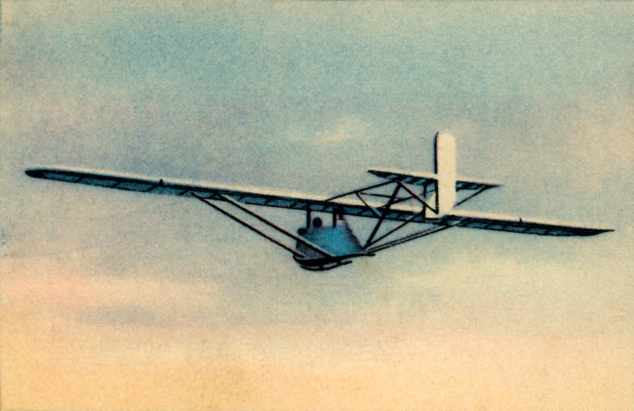 Élève dans un planeur d