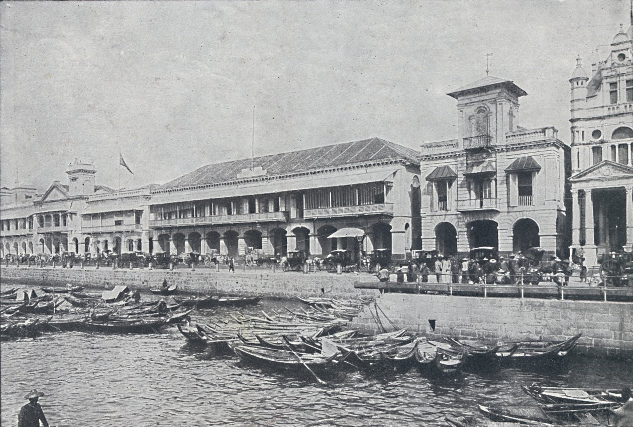Quai à Singapour, 1924 - Unbekannt