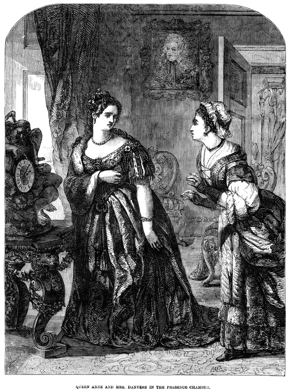 La reine Anne 1665-1714 et Mme Danvers dans la chambre de présence - Unbekannt