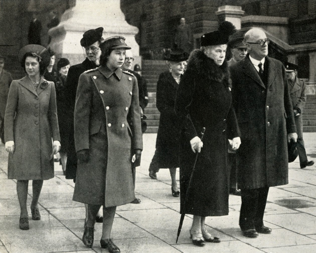 Reine Mary, princesse Elizabeth, princesse Margaret, Jour de l