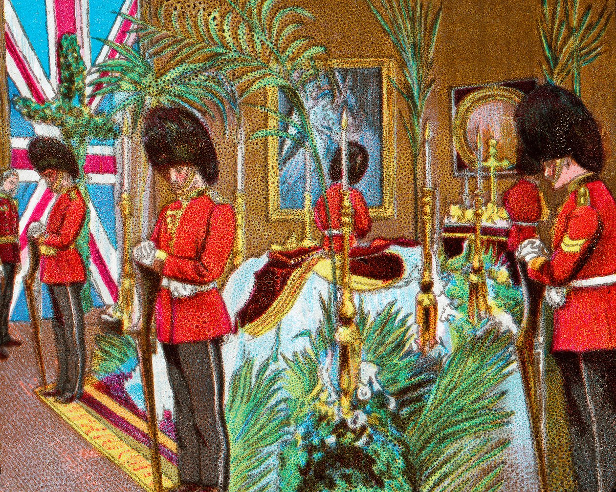 La reine Victoria en état à Osborne House - Unbekannt