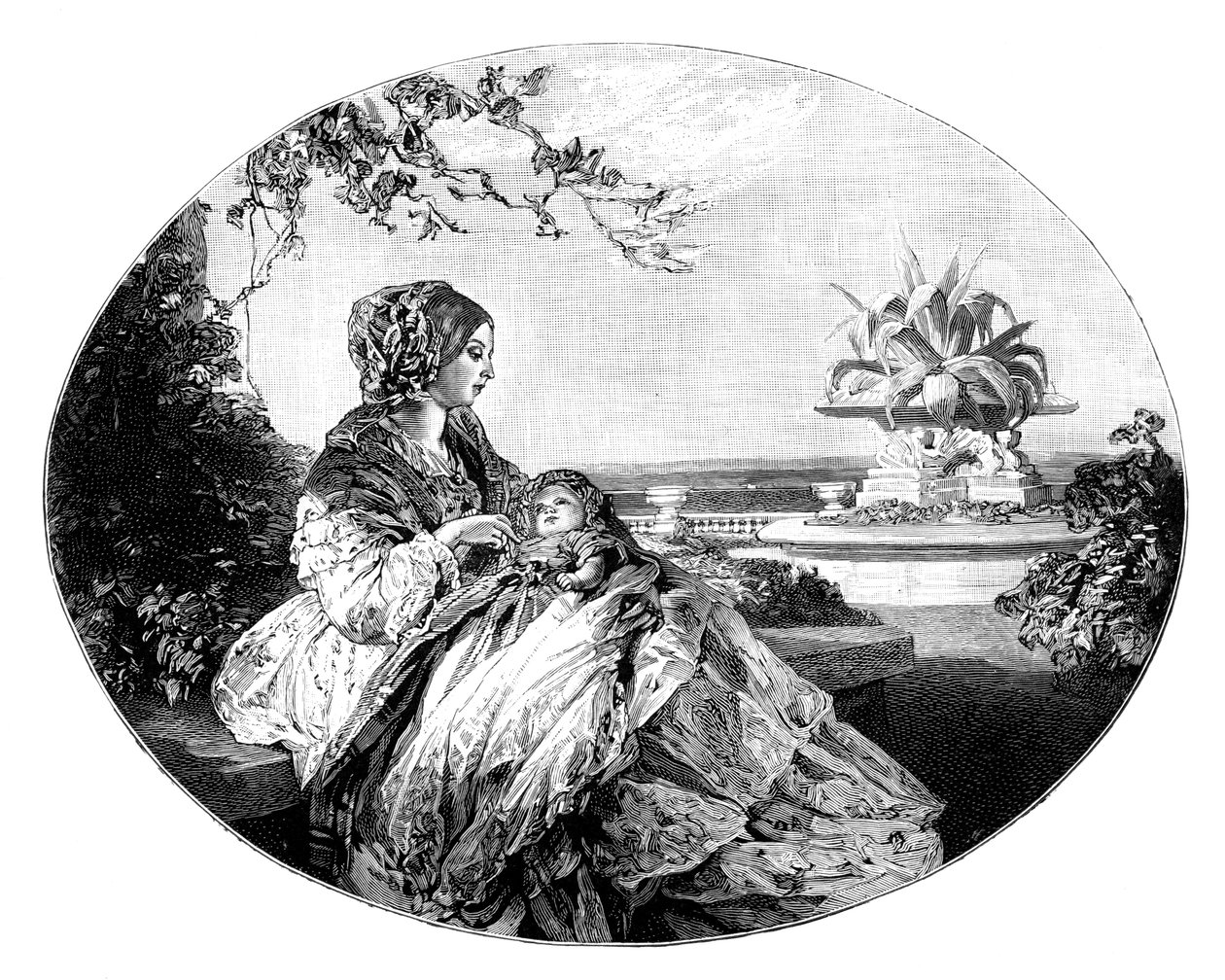 Reine Victoria et Prince Arthur, 1850 - Unbekannt