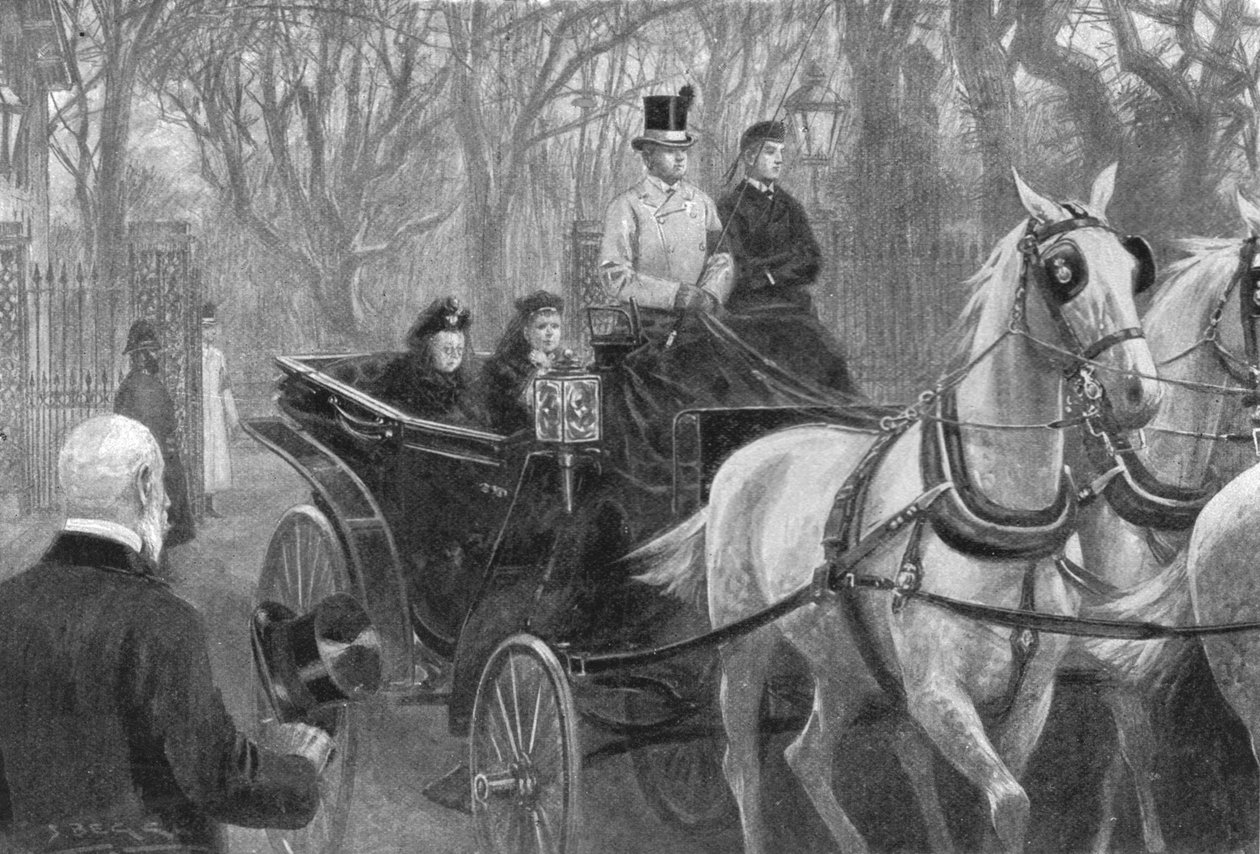 Dernière promenade de la reine Victoria, Osborne, 15 janvier 1901 - Unbekannt