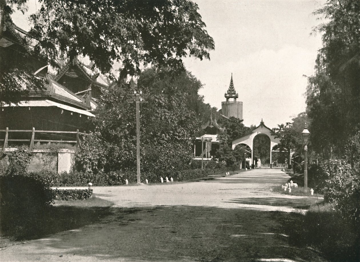 Tour de guet des reines, le palais, Mandalay, 1900 - Unbekannt