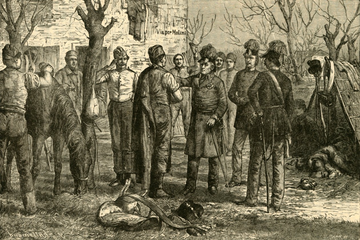 Radetsky après la victoire à Novara 1849, 1890 - Unbekannt