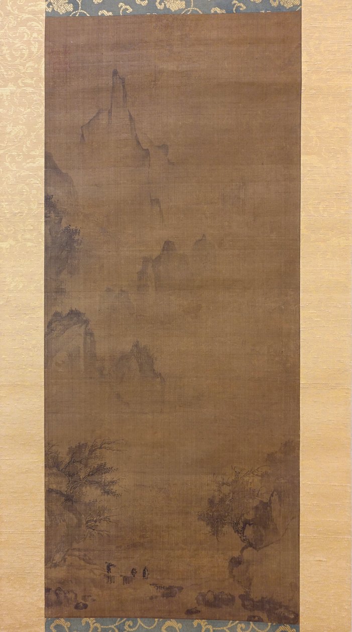 Paysage pluvieux avec voyageurs, XVe siècle - Unbekannt