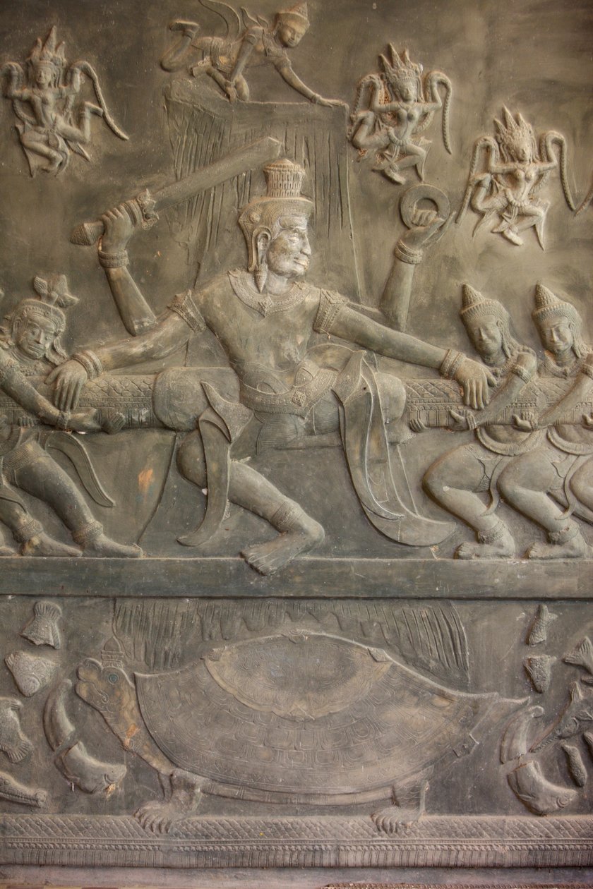 Sculpture du Ramayana, Siem Reap, Cambodge - Unbekannt