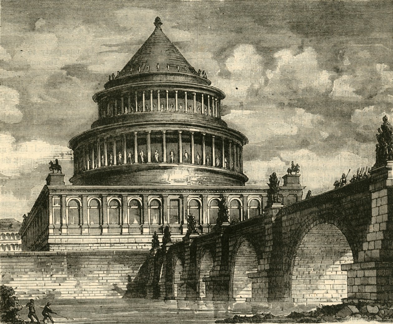 Reconstruction du Mausolée d