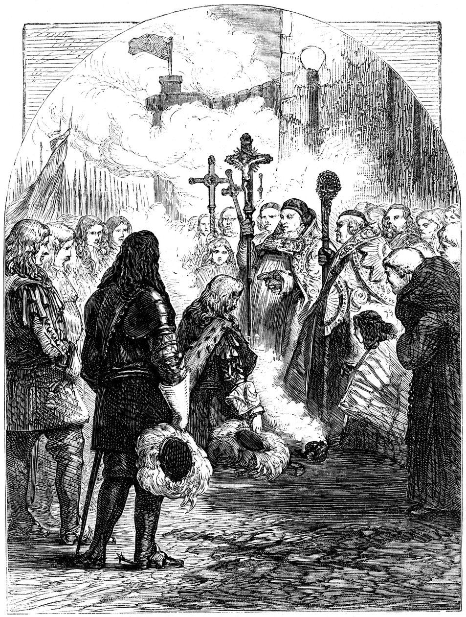 Réception de Jacques II à Dublin, 1689 - Unbekannt