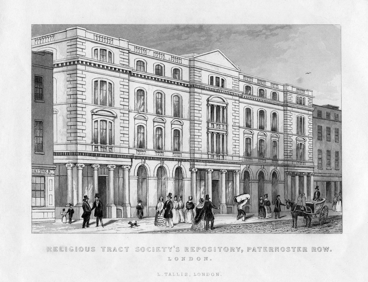Dépôt de la Société des Tracts Religieux, Paternoster Row, Londres, 19ème siècle - Unbekannt