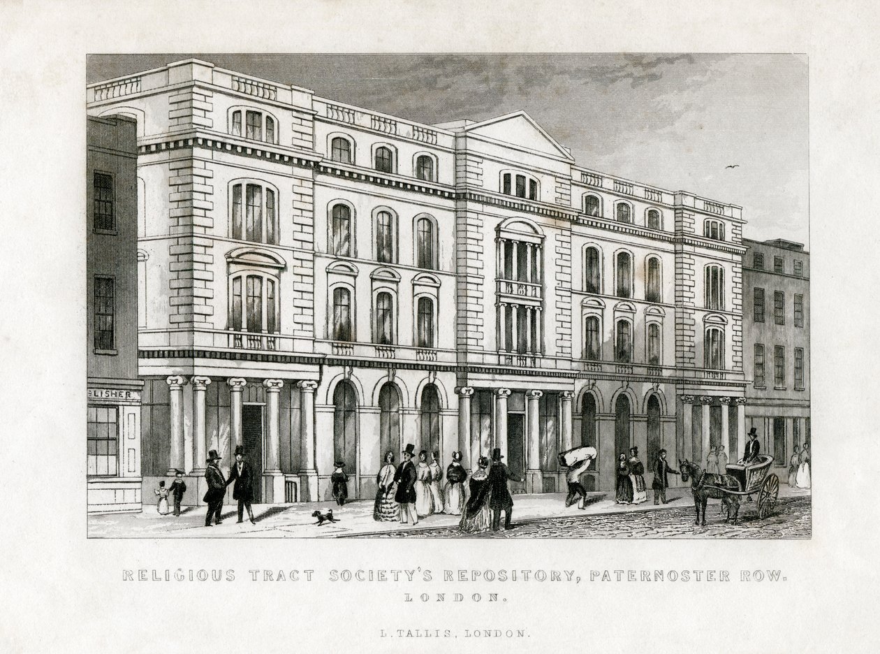 Dépôt de la Société des Tracts Religieux, Paternoster Row, Londres, 19ème siècle - Unbekannt