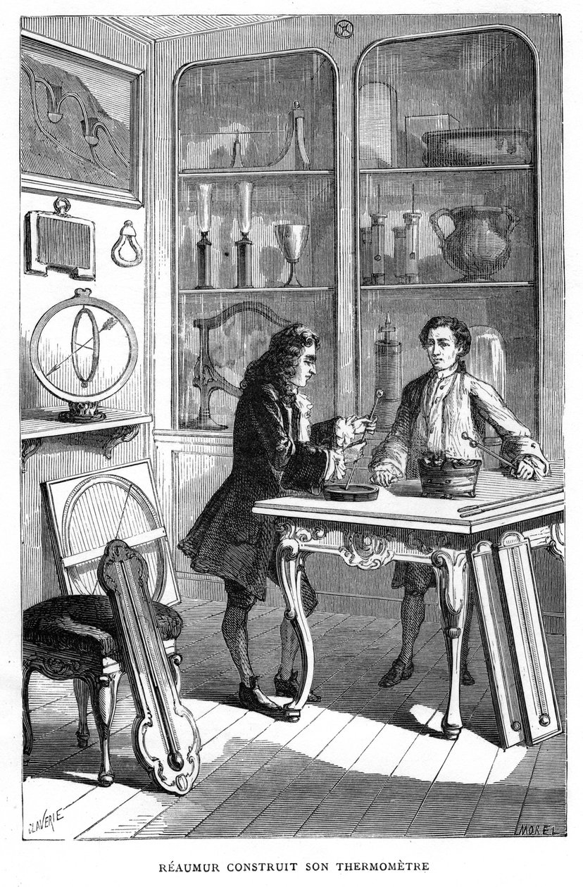 René-Antoine Ferchault de Réaumur, physicien français du 18e siècle, 1874 - Unbekannt