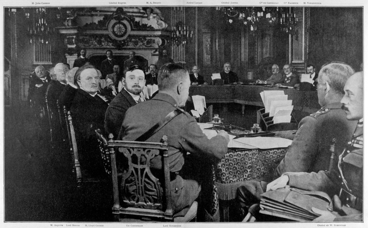Représentants des gouvernements alliés, Paris, Première Guerre mondiale, 27-29 mars 1916 - Unbekannt