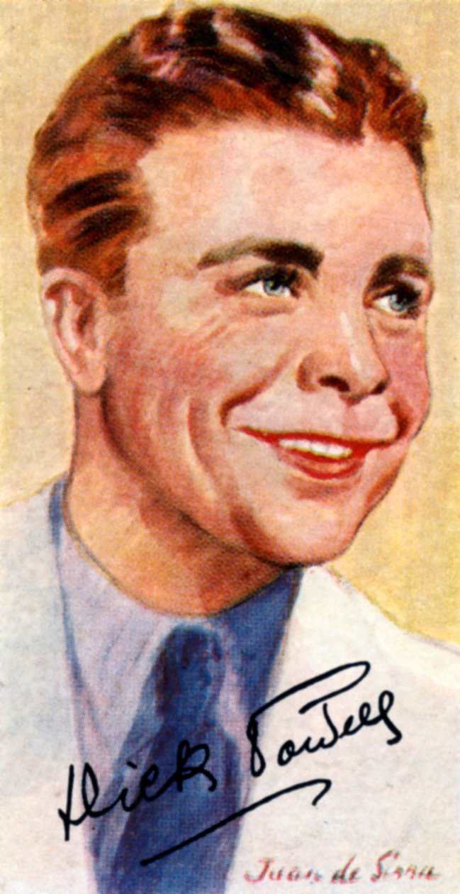 Richard Ewing Dick Powell, 1904-1963, chanteur, acteur, producteur et réalisateur américain, 20e siècle - Unbekannt