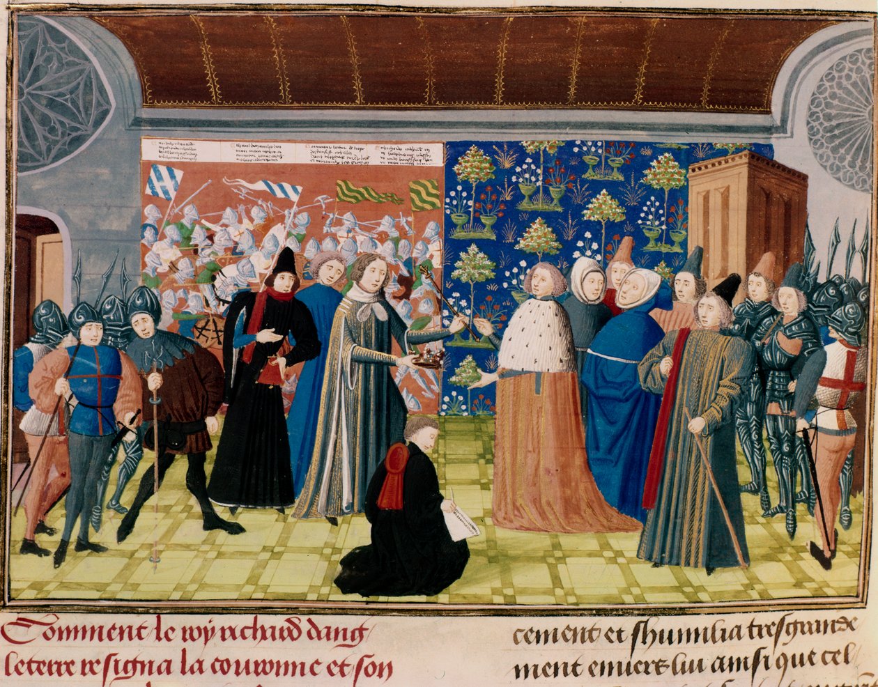 Richard II cédant la couronne, 1399 - Unbekannt