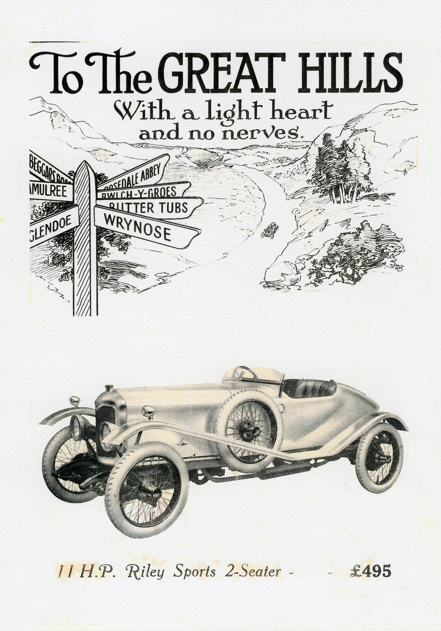 Riley MPH 2-Places Sport, vers 1920 - Unbekannt