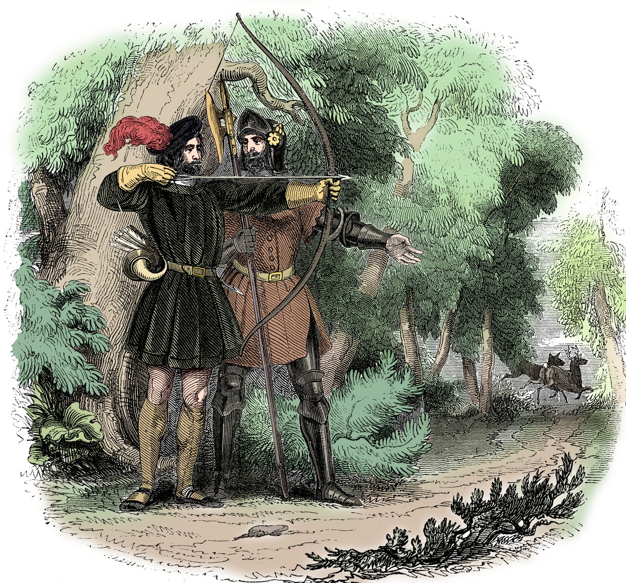 Robin des Bois, héros légendaire et hors-la-loi anglais et champion des pauvres, début du 19ème siècle - Unbekannt