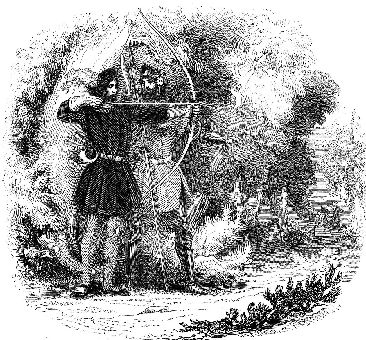 Robin des Bois, héros légendaire anglais et hors-la-loi et champion des pauvres, début 19ème siècle - Unbekannt