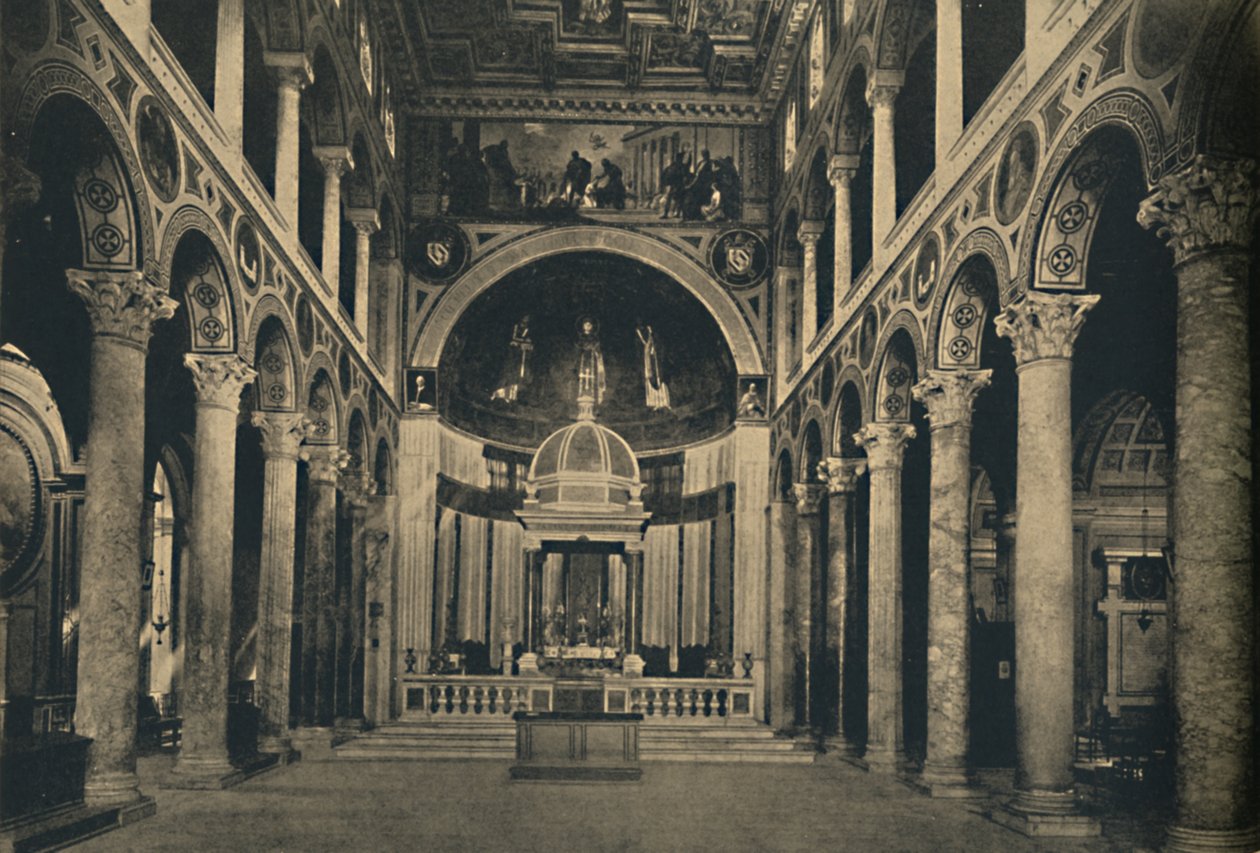 Rome - Basilique de Sainte-Agnès-hors-les-Murs sur la rue Nomentana, 1910 - Unbekannt