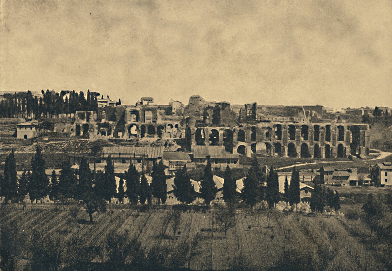 Rome - Grands vestiges des substructures du palais de Septime Sévère, 1910 - Unbekannt
