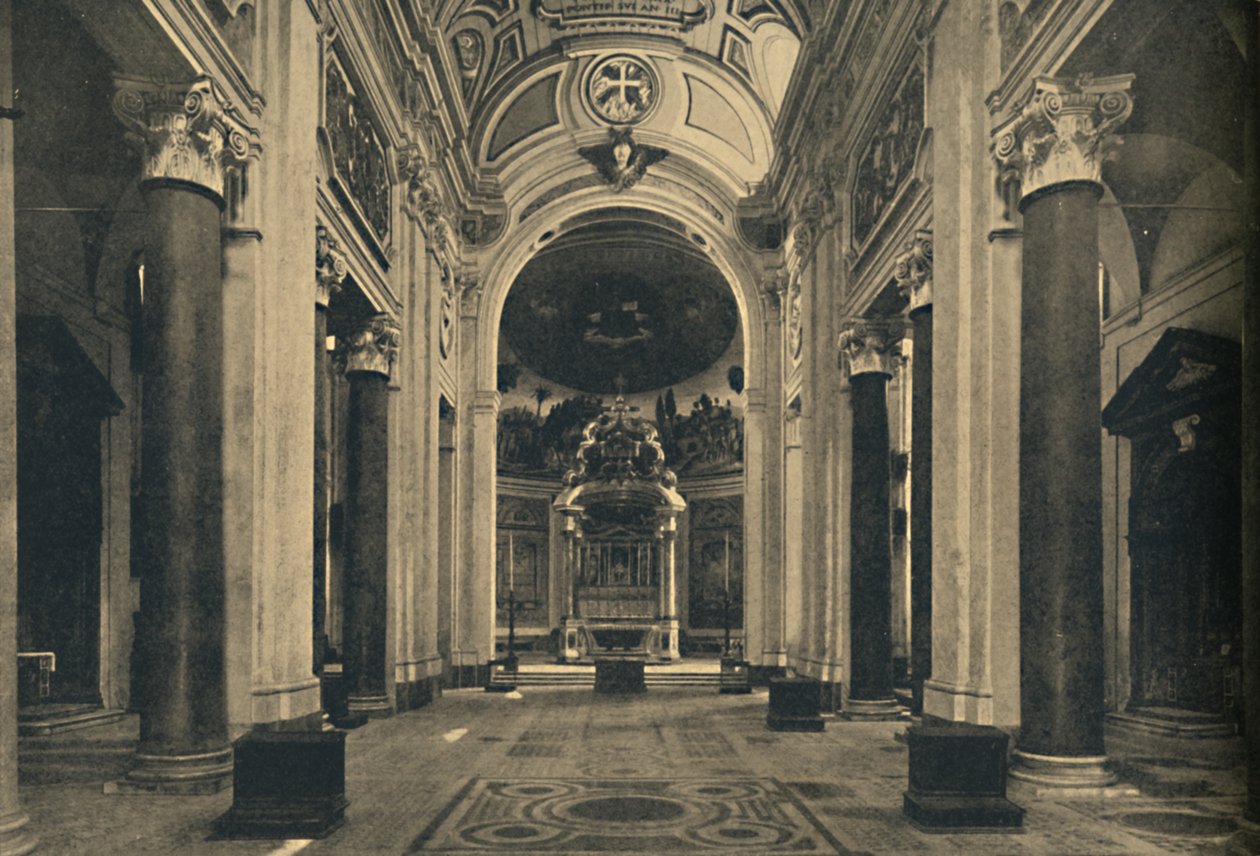 Rome - Intérieur de la basilique de la Sainte-Croix de Jérusalem, 1910 - Unbekannt
