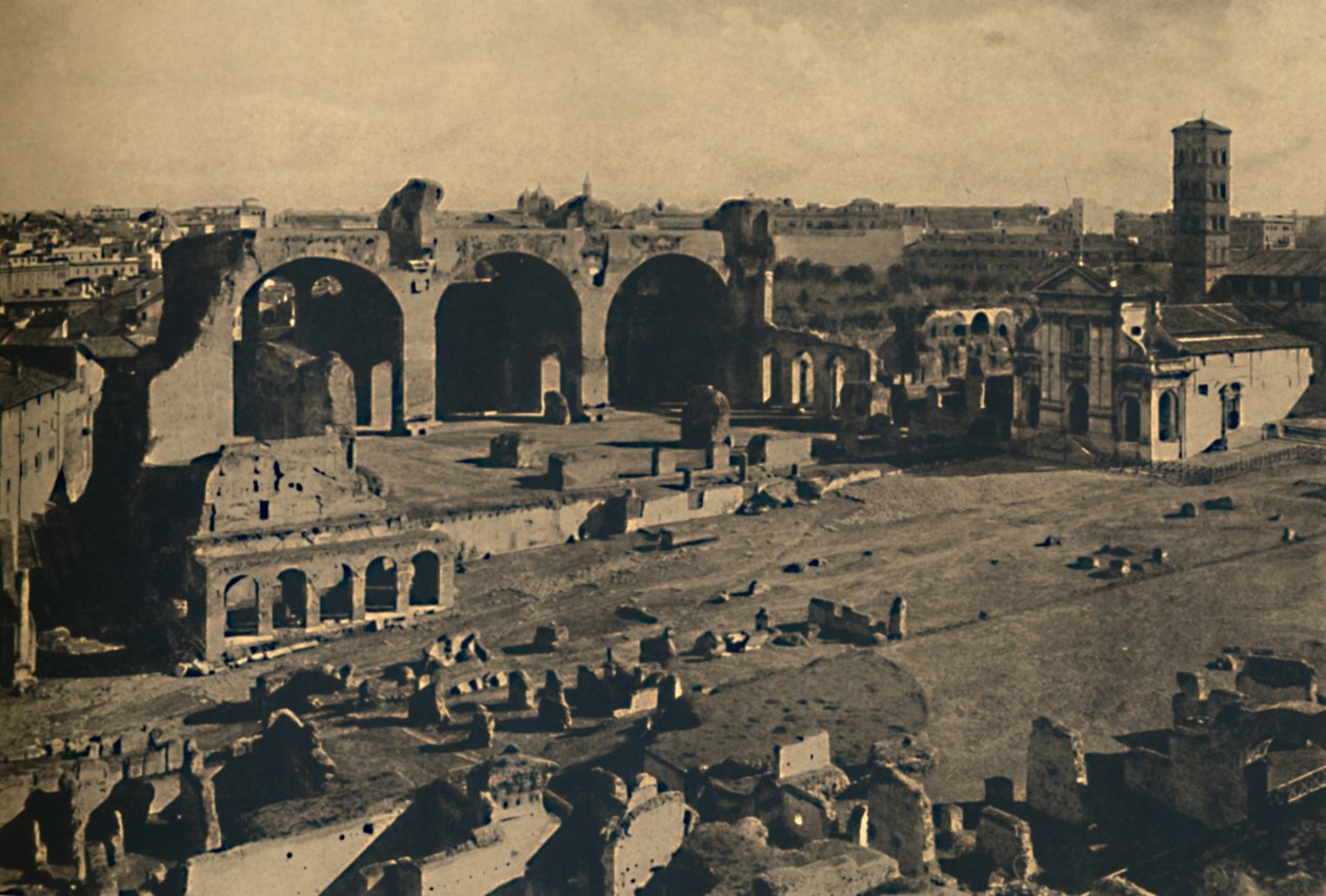 Rome - Forum romain - Basilique de Maxence et église de S. Francesca Romana, 1910 - Unbekannt