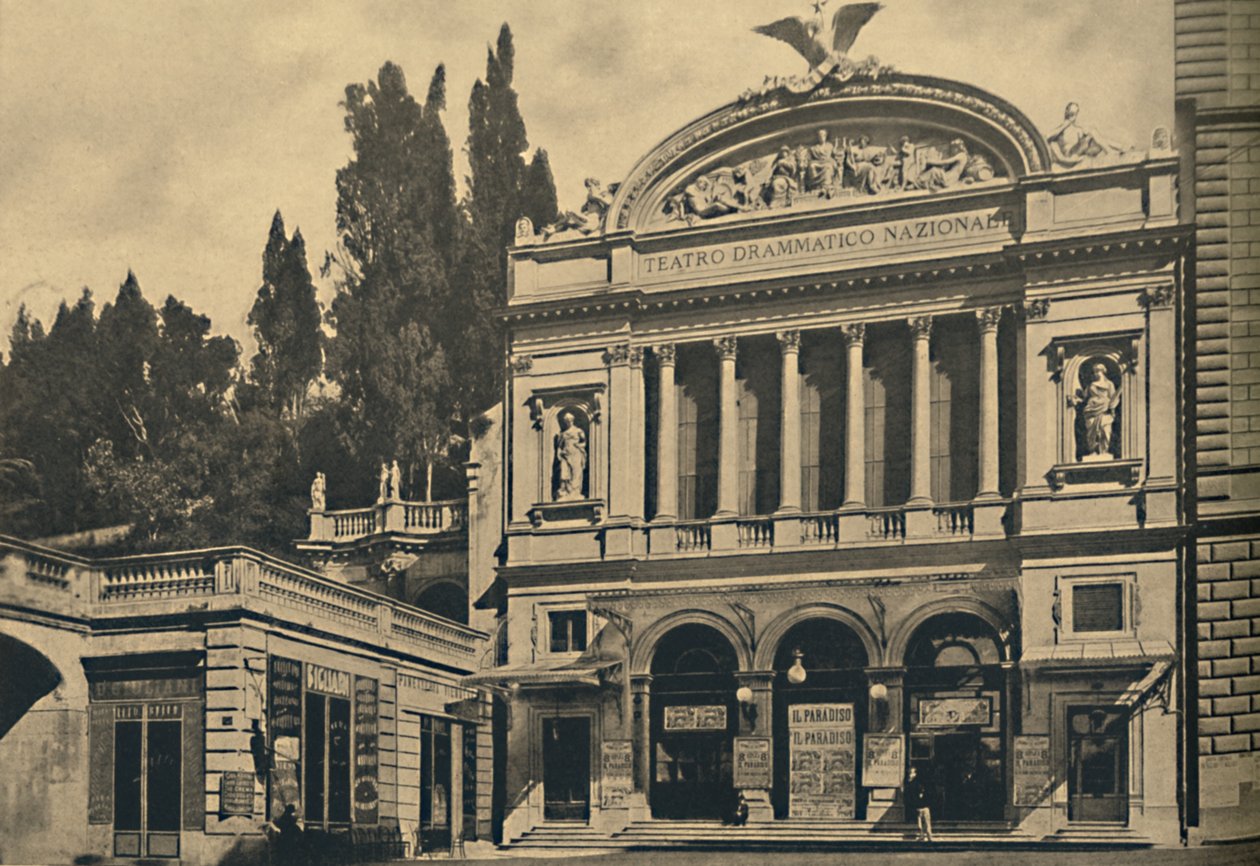 Rome - Via Nazionale. Théâtre dramatique national et Villa Colonna, 1910 - Unbekannt