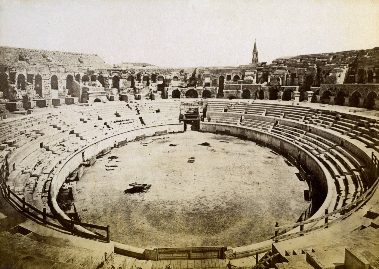 Amphithéâtre romain, Nîmes, France, fin 19e ou début 20e siècle - Unbekannt