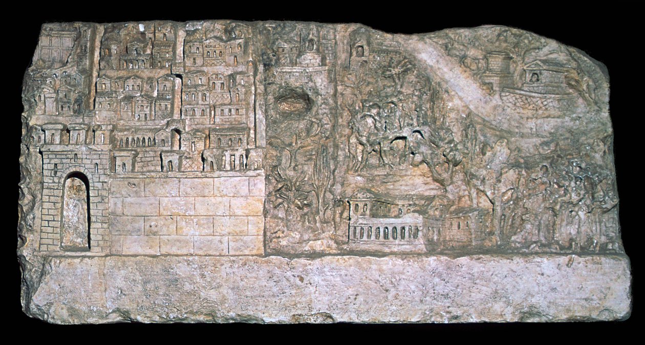 Relief romain de la ville d