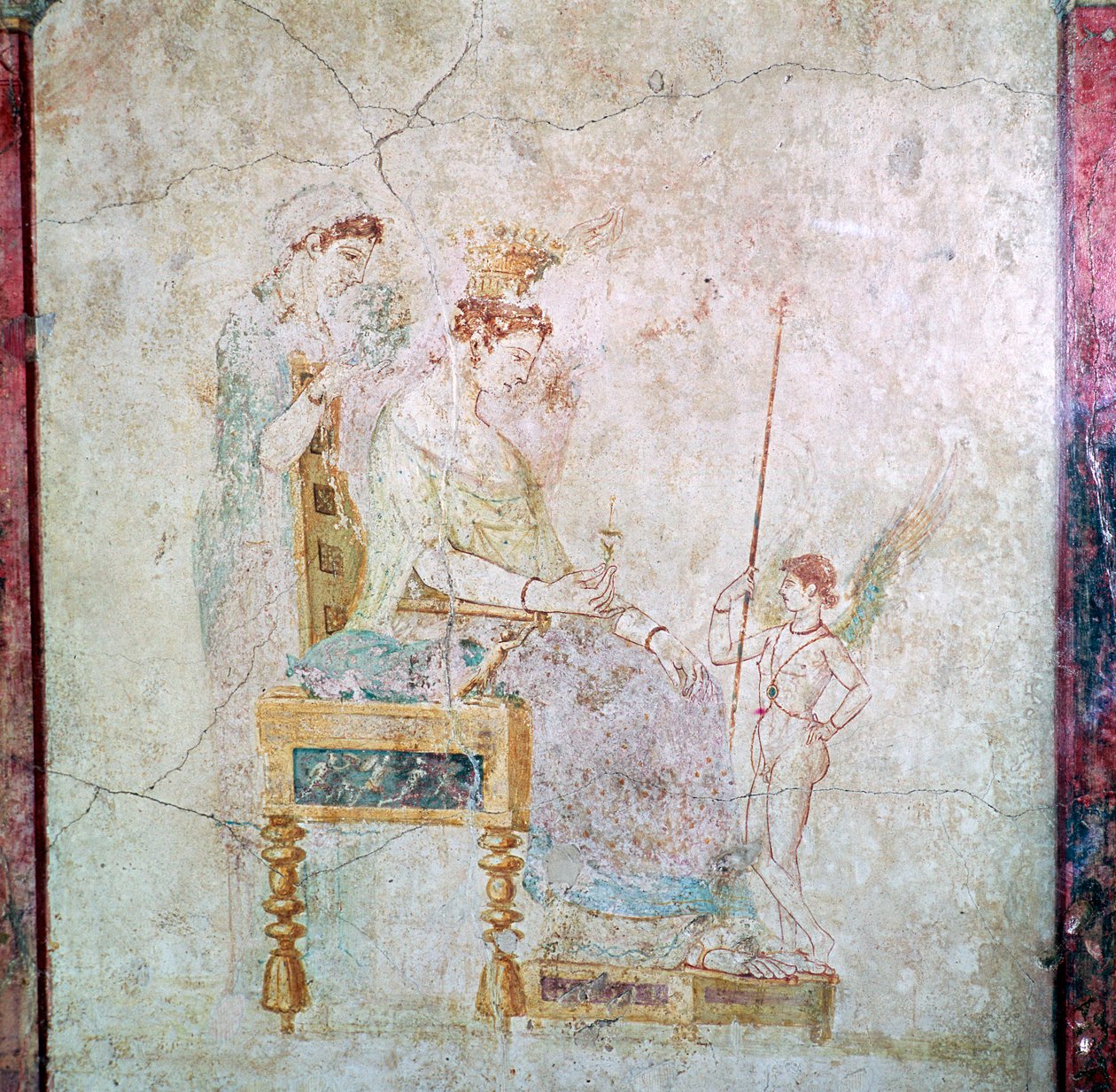 Peinture murale romaine d
