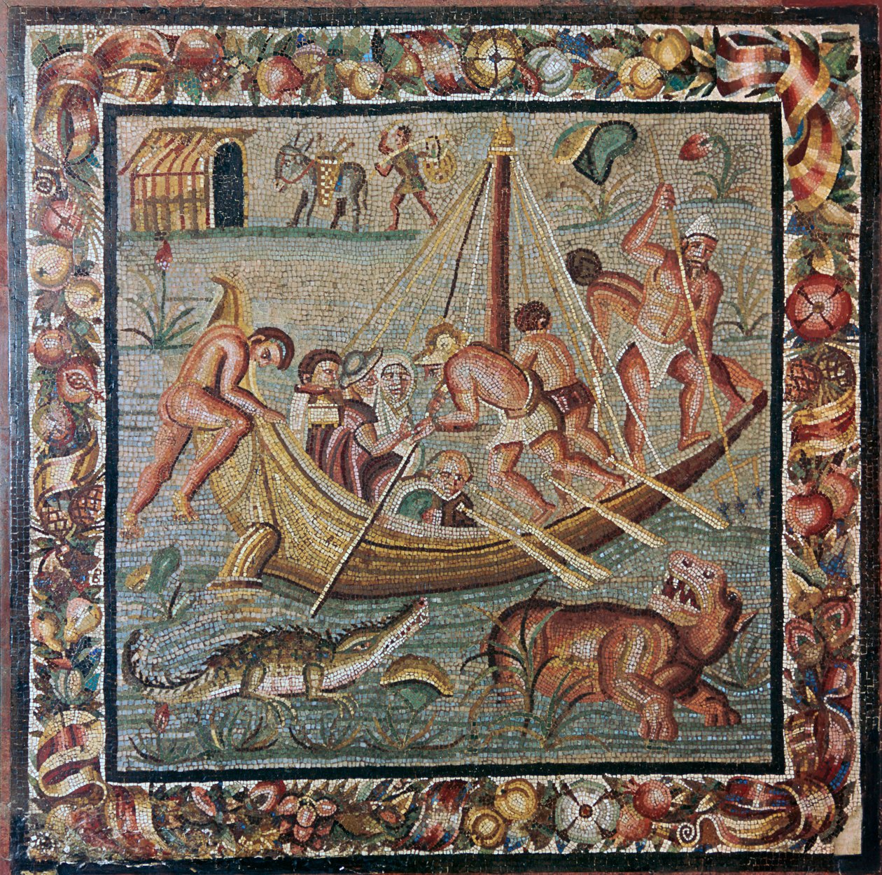 Mosaïque murale romaine d