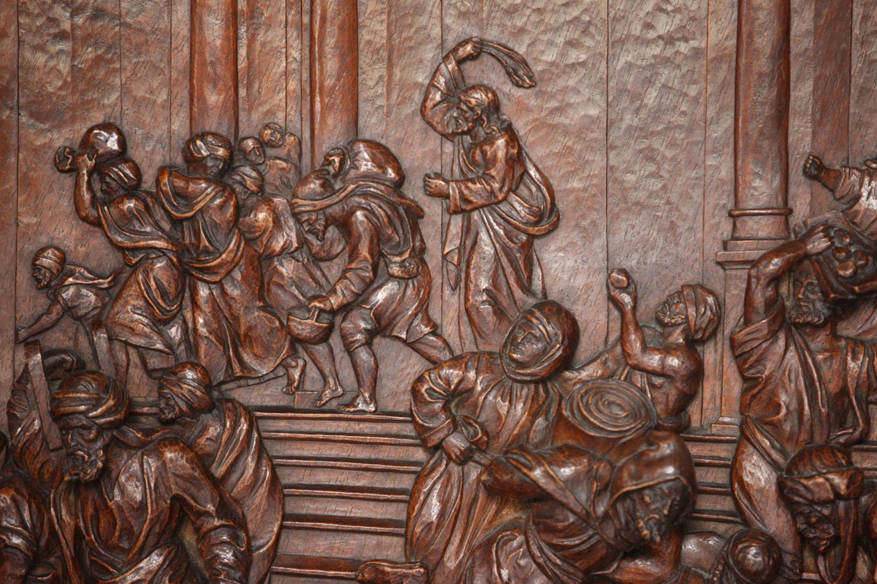 Basilique royale de San Francisco el Grande. Jésus chasse les marchands du temple, Madrid, Espagne - Unbekannt