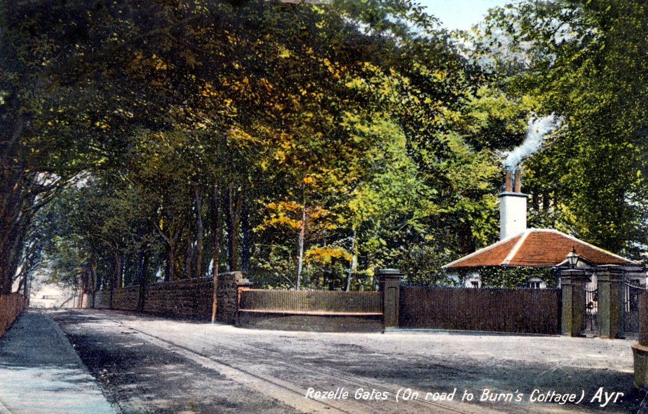 Portes de Rozelle, sur la route du cottage de Burns, Ayr, Ayrshire, 1913 - Unbekannt