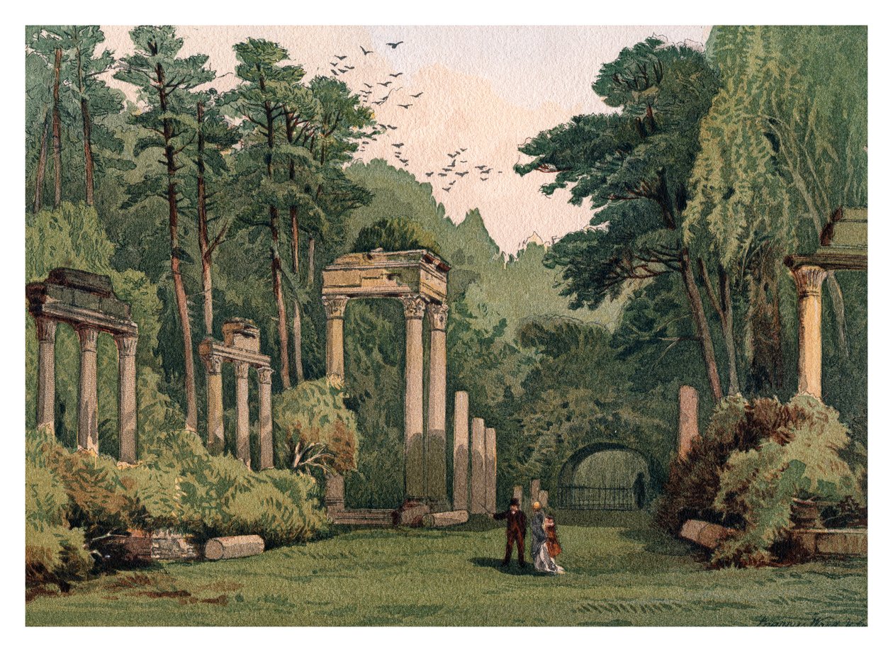 Ruines dans le parc de Windsor, 1880 - Unbekannt