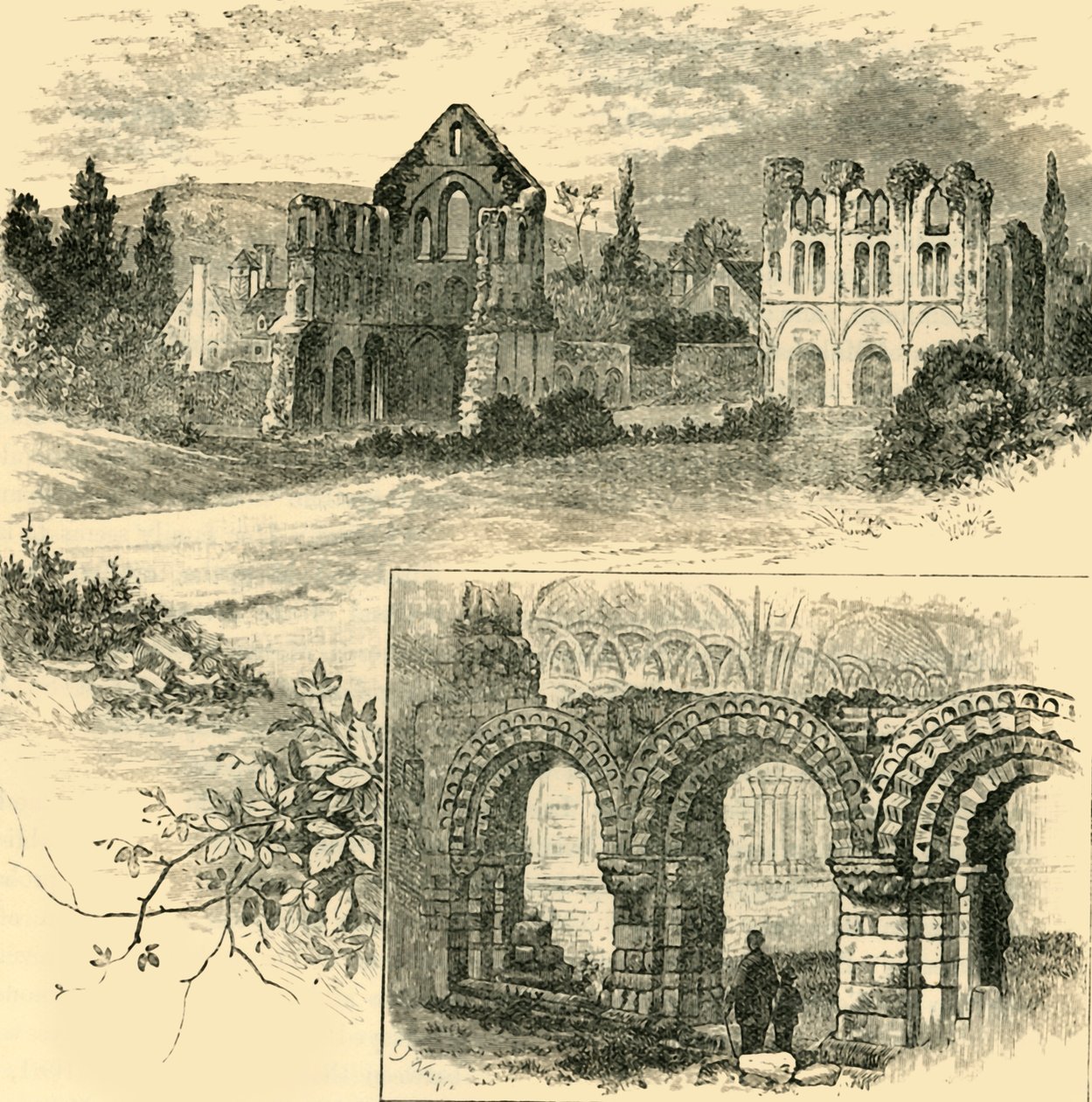 Ruines du Prieuré de Wenlock, 1898 - Unbekannt