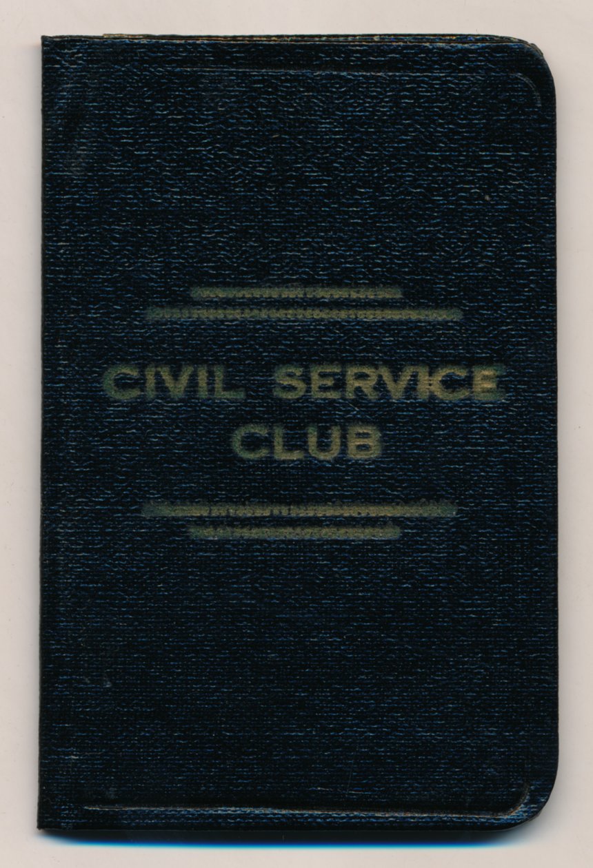 Règles du Civil Service Club, vers 1953 - Unbekannt