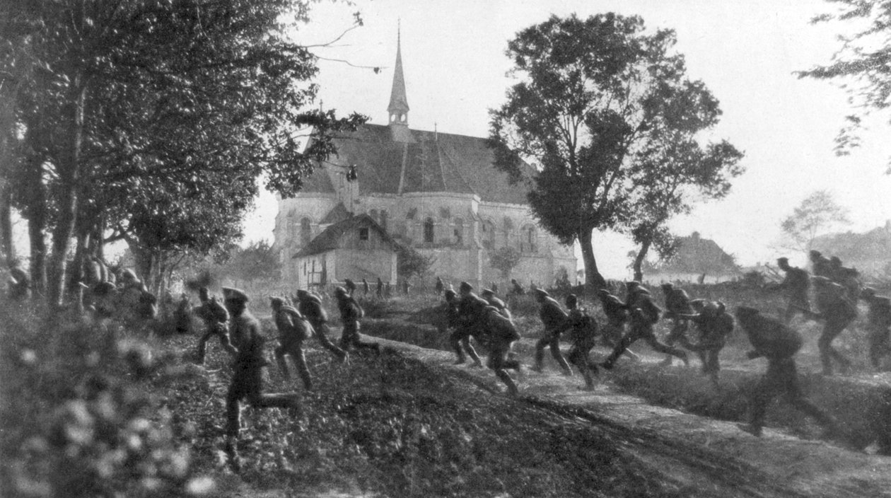 Troupes russes en retraite désordonnée, Ternopil, Ukraine, Première Guerre mondiale, 1er juillet 1917 - Unbekannt