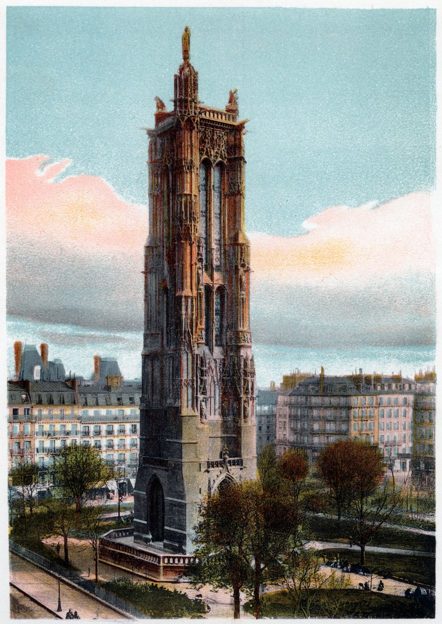 Tour Saint-Jacques, Paris, vers 1900 - Unbekannt