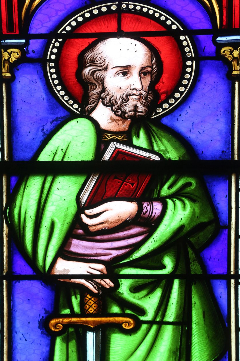 Église Saint-Père. Vitrail. Paul l