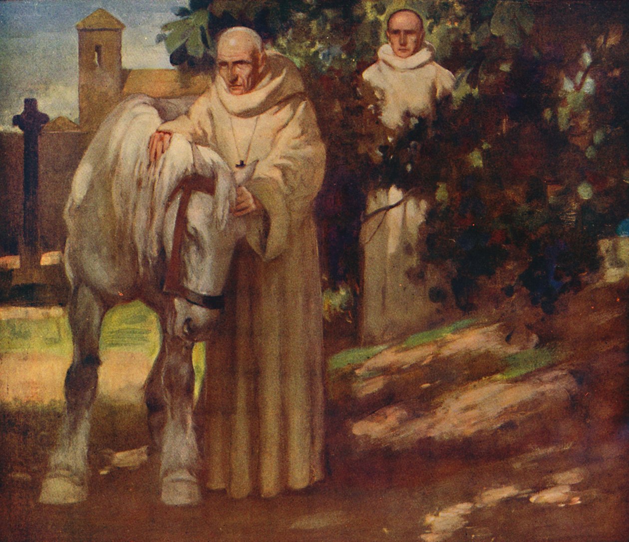 Saint Columba et le cheval blanc, 1912 - Unbekannt